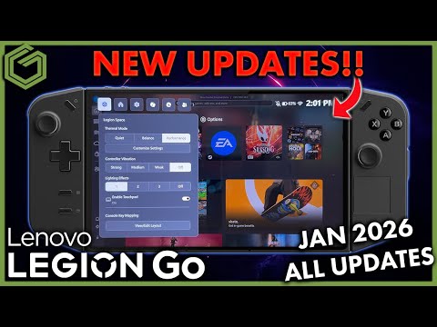 Lenovo Legion Go January 2026 Update - What's New?
