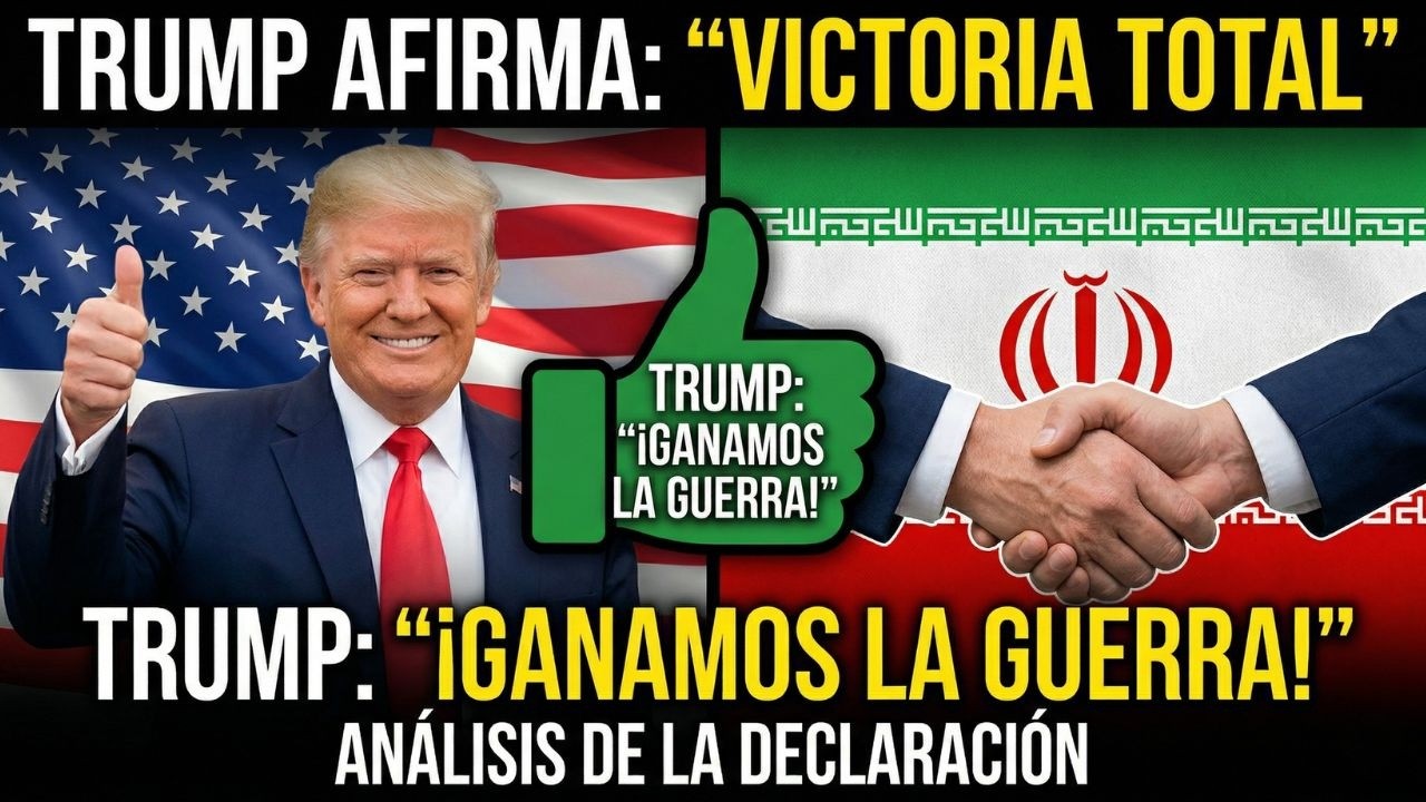 Donald Trump: YA GANAMOS LA GUERRA