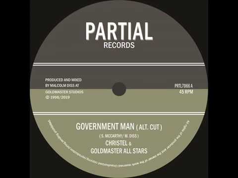 Christel & Goldmaster All Stars - Government Man (Alt. Cut) Partial 7" PRTL7066