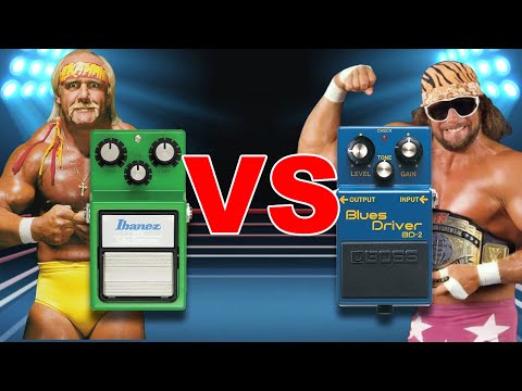 What's the difference? Ibanez Tube Screamer TS9 vs Boss Blues Driver!!!