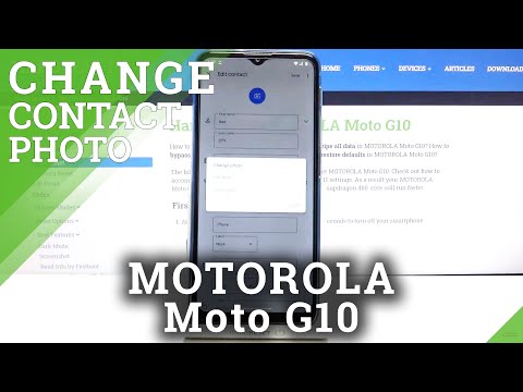 How to Add Photo to Contact in MOTOROLA Moto G10 – Personalize Contact List