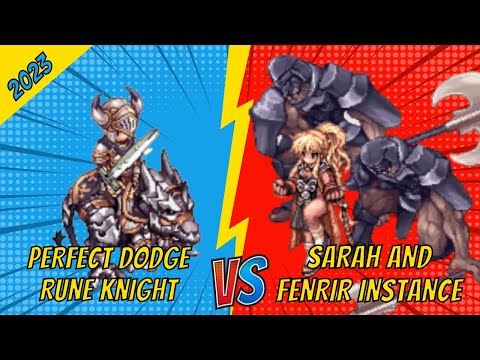 iRO Chaos - Perfect Dodge Rune Knight VS Sarah and Fenrir Instance (2023)