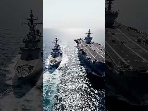 World No.1 Aircraft Carrier Meets No.1 Destroyer 🇺🇸⚓