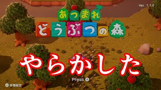 取り返しのつかないミスをした【あつまれどうぶつの森】