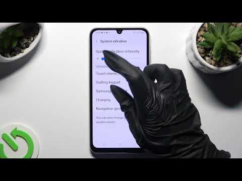 How to Enter Vibration Settings on SAMSUNG Galaxy F34?