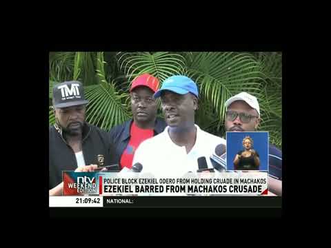 Ezekiel barred from Machakos crusade