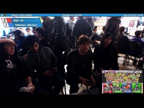 CSB 55 - Raijin + Yoh vs Chrim Foish + Iceninja - Smash 4 Doubles Losers Finals
