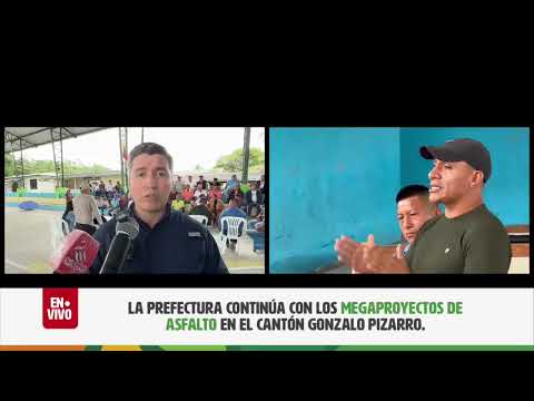 INICIA  SEGUNDA ETAPA DE CONSTRUCCIÓN DE 6.2 KM DE ASFALTO, DASHINO Y PANDUYACU, GONZALO PIZARRO