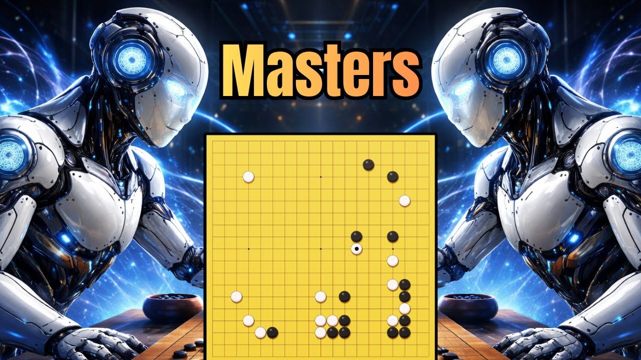 Master (AlphaGo) vs Itself — Game 1 | Humans Witness Superhuman Go