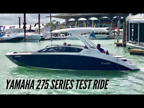 The NEW 2019 Yamaha 275 Series Jet Boat Test Ride - Yamaha Boats  for sale near Chicago