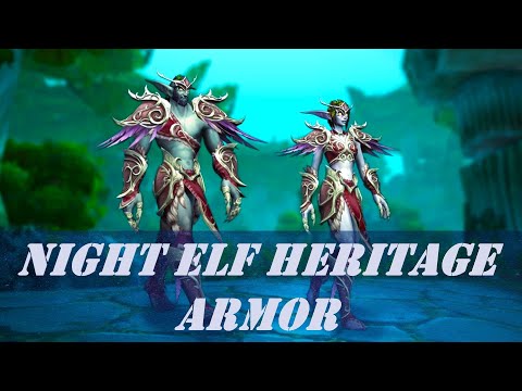 Night Elf Heritage Armor Questline Storyline Walkthrough | Title: Ama'shan
