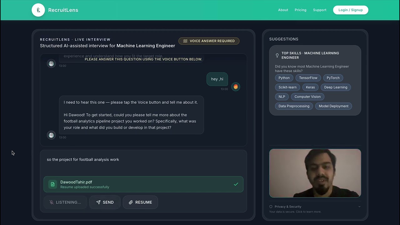 RecruitBot Demo