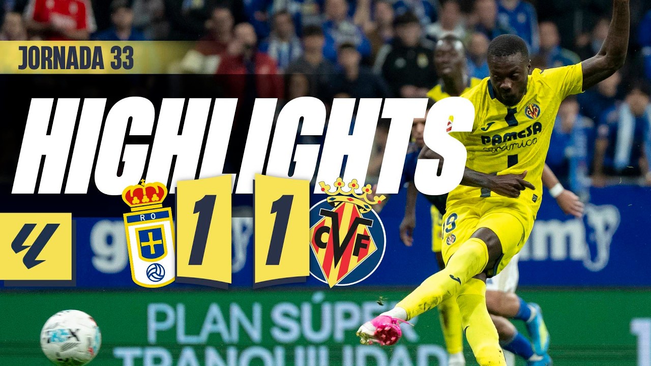 4월 24일 레알 오비에도 VS 비야레알 축구하이라이트