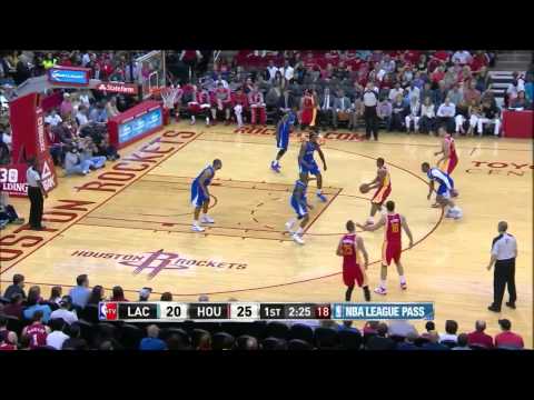 Donatas Motiejunas vs Los Angeles Clippers 2014.03.29