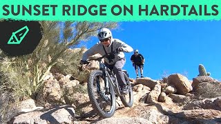 Hardtails on Hard Trails - Sunset Ridge Double Black Diamond Trail - It's a Hardtail Party at HAWES
