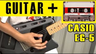 Video thumbnail for Guitar Diary 2022. Day 114, Casio EG-5 guitar with tape cassette by jackstriker