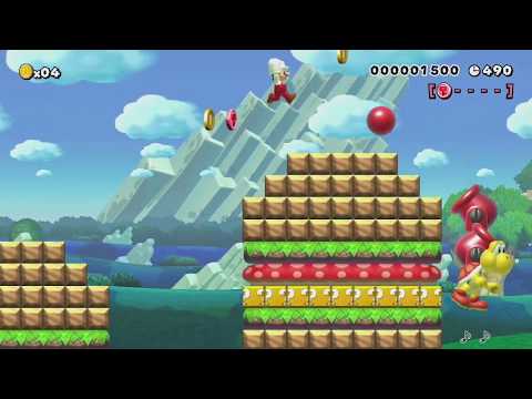 ハンバーガーと、コーヒーは熱々で by 2B - Super Mario Maker - No Commentary 1bp