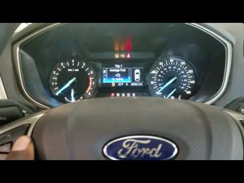 ford fusion  oil light reset/  maintenance light reset