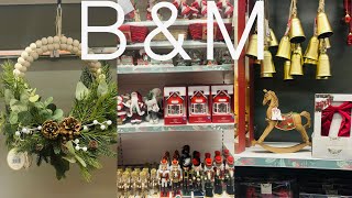B&m Christmas Decor 2025 /B&M haul/come shop with me