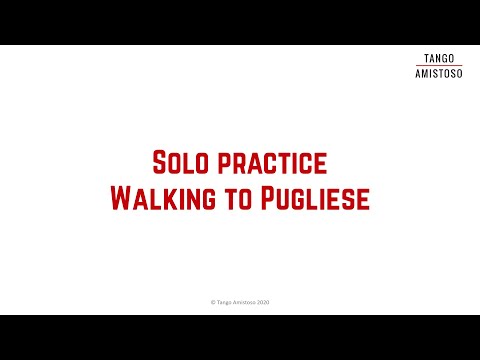 Tango musicality: Winston Veerender & Silvia Bivolaru - Solo practice - Walking to Pugliese (V008)
