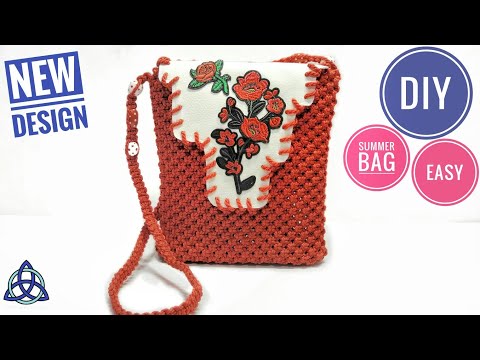 DIY Macrame Bag With Zipper Macrame Wallet for Girls