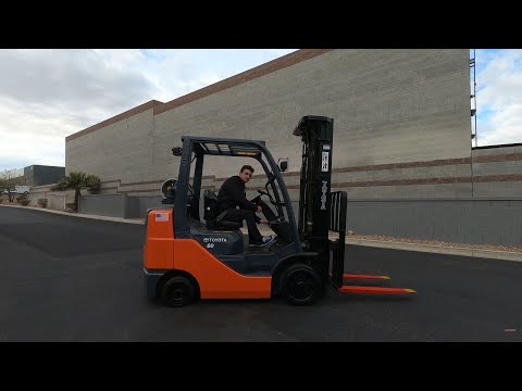 TOYOTA 8-Series 8FGCU30 6,000lb LP (Propane) #1986 - Forklift for Sale