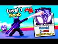 Starting Over As NOOB With OP SECRET In Throwing Simulator Roblox