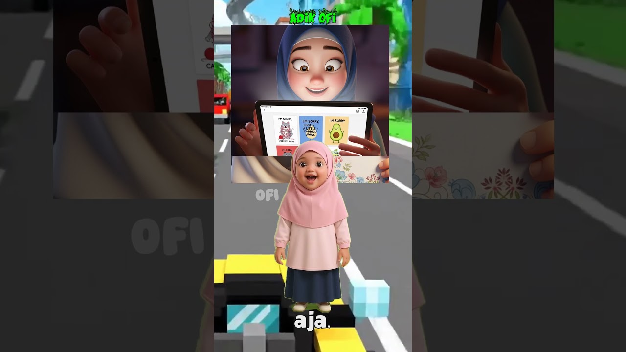 yuk  belajar minta maaf dengan kartu ucapan lucu #animasi #animasulucu #kartun
