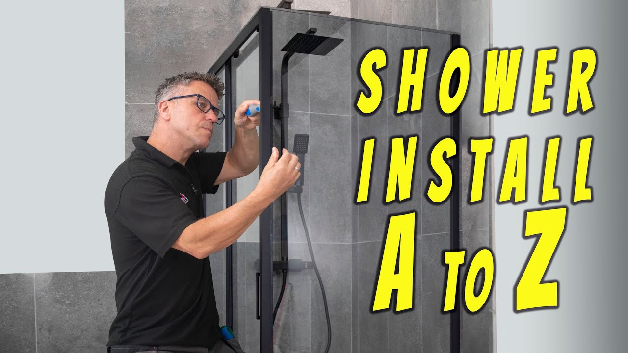 Watch video How to Install a Sliding Shower Enclosure | Top Trade Tips Now How to Install a Sliding Shower Enclosure | Top Trade Tips