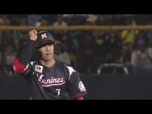 【4回表】攻撃の手を緩めず追い打ちをかける!! マリーンズ・鈴木の2点タイムリー2ベース!! 2019/5/8 L-M