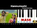 Kannumuzhi ️ Easy Piano Tutorial With Notes Mask