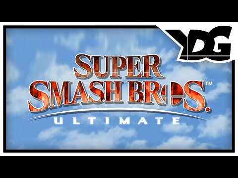 Super Smash Bros. Ultimate Logo but it's in Melee style
