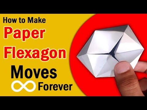 How to make paper Flexagon | Easy to make origami Flexagon