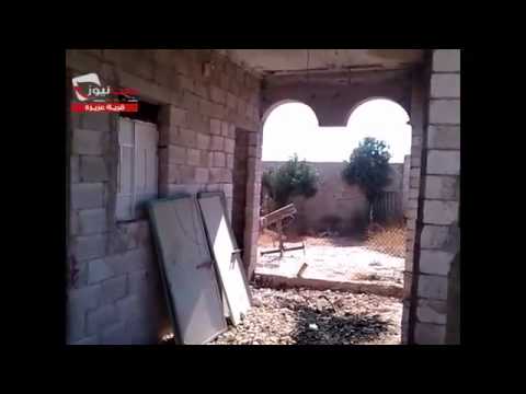 استهداف مقرات النظام في جبهة عزيزة في حلب بواسطة صواريخ محلية الصنع من قبل لواء رواد الجنوب