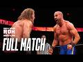 FULL MATCH Claudio Castagnoli Vs Chris Jericho ROH World Title Final Battle 2022