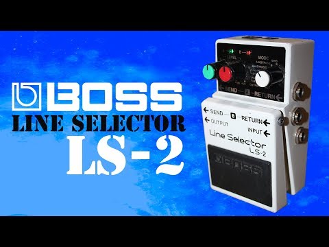 Boss LS-2 Line Selector Effects Pedal - White image 8