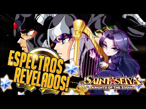 NOVOS espectros foram revelados dentro do game! Summons no Banner! Saint Seiya Awakening