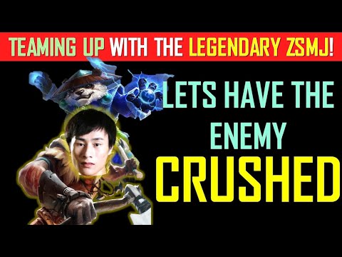 Storm Spirit vs TA  - Teaming up with the Legendary ZSMJ!