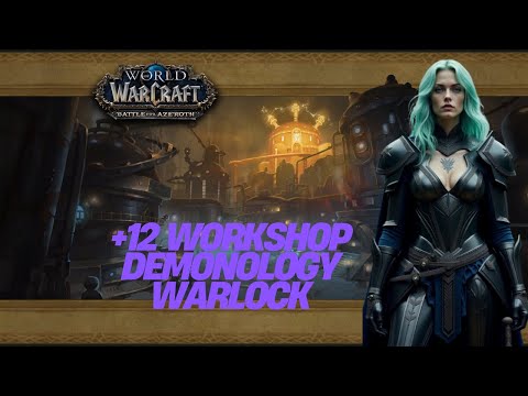 Operation Mechagon Workshop M+12 Mythic Dungeon DPS Demonology Warlock PoV