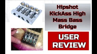 Video thumbnail for Hipshot KickAss High-mass Bass Bridge for 5-bolt Fender - Quality Bridge Upgrade by Randy Reviews