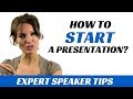 How to start a presentation