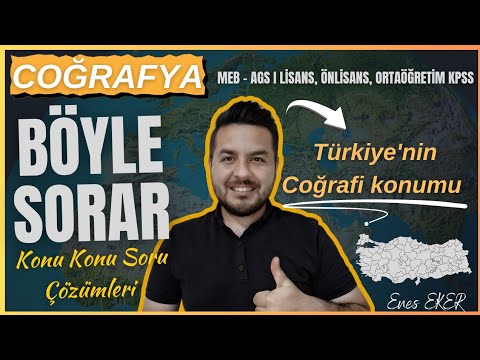 KPSS/AGS - Geography Question Solution - Türkiye's Geographical Location I Enes EKER I