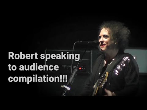 Best Robert Smith TALKING ON STAGE moments! Robert speaking to audience compilation with subtitles!
