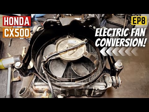 CX500 Electric Fan Conversion With R1 Fan! - EP8