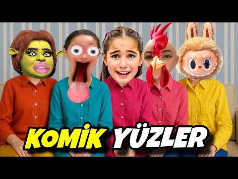 ELİF SİNEM KOMİK SNAPCHAT YÜZLERİ İLE GÜLMEME CHALLENGE ‼️