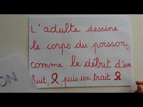 Colorier le poisson aux couleurs de l' arc-en-ciel. Coloriage enfants à la maternelle à Beaupré..