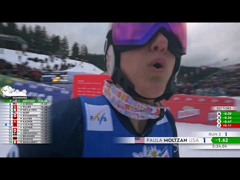 Paula Moltzan Podium Fire! 🥈 3rd of Season in Final GS Before Olympics – Team USA Shines in Czechia