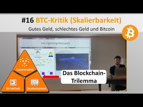 Live-Vortrag Geld/Bitcoin #16 - Kritik an Bitcoin (Skalierbarkeit)