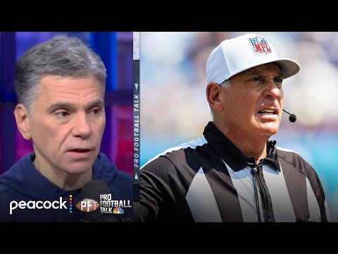Analyzing officiating ‘inconsistencies’ in Broncos vs. Eagles | Pro Football Talk | NFL on NBC