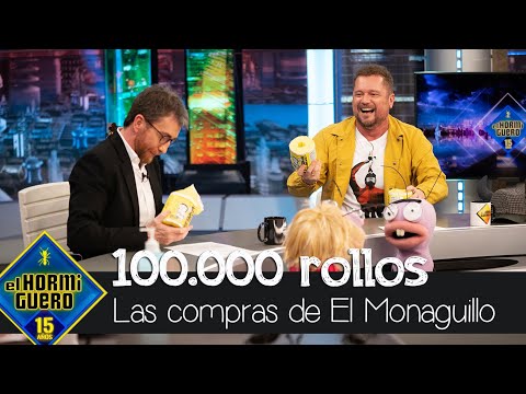 ¡100.000 rollos de papel higiénico! La surrealista compra de El Monaguillo - El Hormiguero